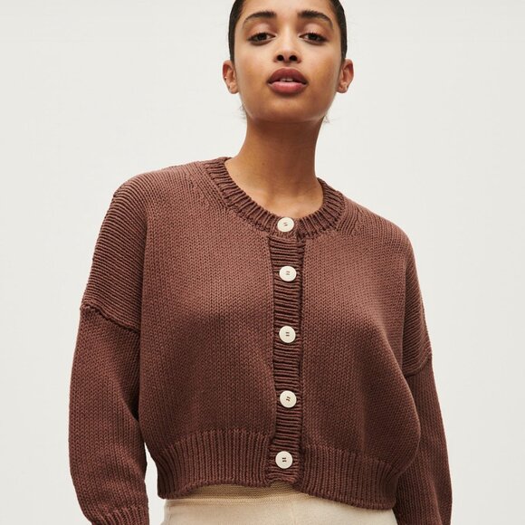 Babaa no. 14 cardigan in bittersweet - Picture 1 of 16